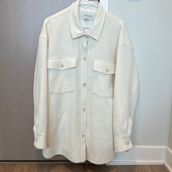 Aritzia Babaton Joan Shirt Jacket in Espace - Picture 4 of 5
